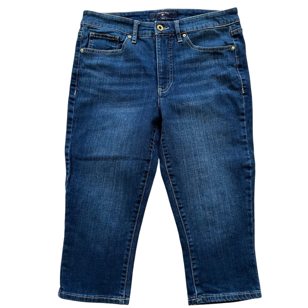 Hilfiger Jeans Blue Slim Cropped Pedal Pusher Jean 8